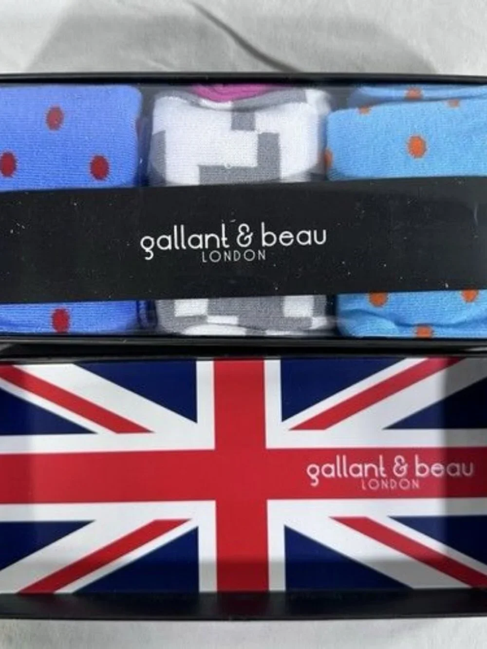 Gallant & Beau Trio Of Socks New w Tag